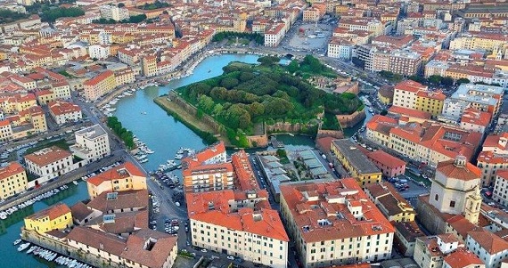 Livorno en la Region de Toscana