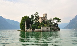 Lago Iseo en Lombardia