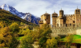 Castillos medievales en el Valle de Aosta