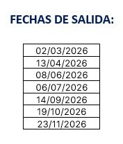 Salidas circuito Liguria y Costa Azul 2026