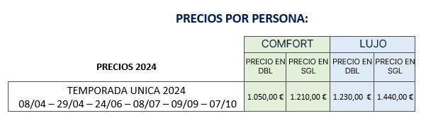 Precios del tour por Abruzzo, 4 días 2024