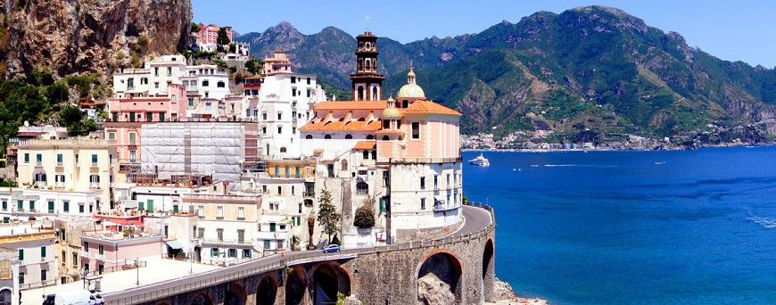 Costa Amalfitana en la Region de Campania