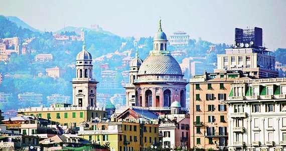 Génova en la Region de Liguria