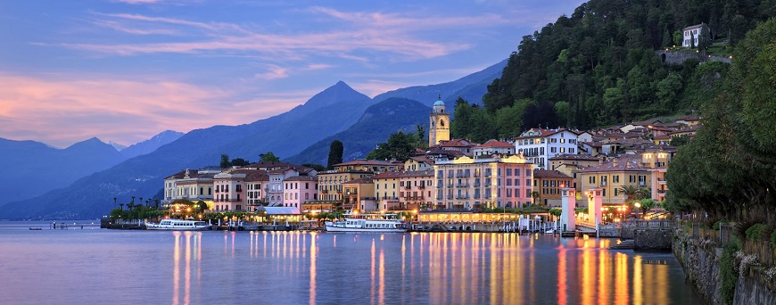 Lago de Como en Lombardia