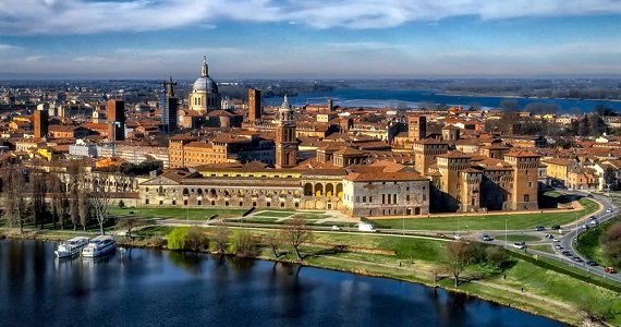 Mantova en la Region de Lombardia