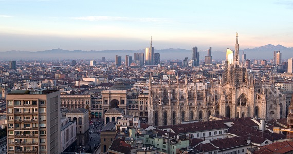 Milán en la Region de Lombardia