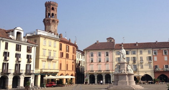 Vercelli en la Región de Piemonte