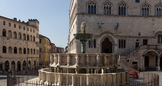 Perugia en la Región de Umbria