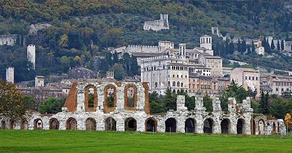 Gubbio en provincia de Perugia, region de Umbria