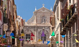Iglesia de San Michele en barrio Stampace de Cagliari, Cerdeña.jpg