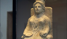 Estatua de Hera en el Museo Nacional de Paestum