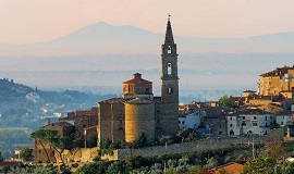 Castiglion Fiorentino en la Valdichiana, provincia de Arezzo
