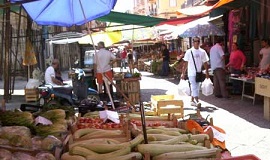 Mercado de la ciudad de Trápani