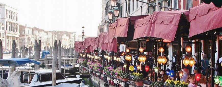 Terraza en Venecia