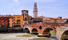 Puente Scaligero en Verona