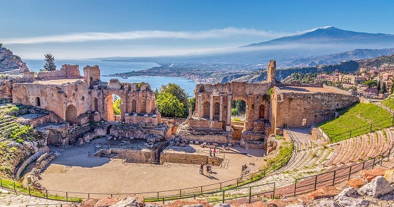 Taormina en Messina, en Italia
