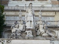 Fontana della dea Roma en Roma