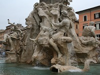 Fontana dei Fiumi en Roma