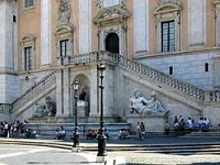 Fontana della Dea Minerva in Campidoglio en Roma