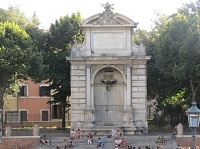 Fontana di Ponte Sisto en Roma