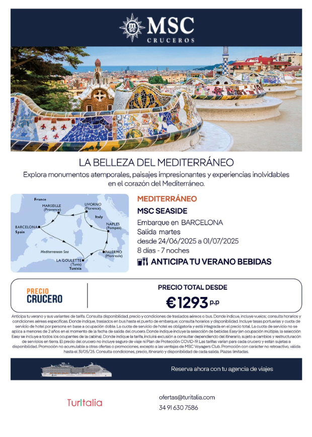 Crucero por Italia