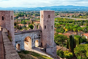 Spello en Perugia, Umbria
