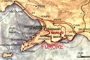 Cómo llegar a Furore en la Costa Amalfitana