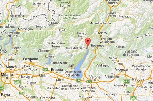 Situacion de Riva del Garda