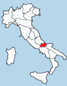 Situacion de la Region de Molise en Italia