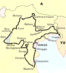 Ruta Civilización Adriática y Véneta en Italia